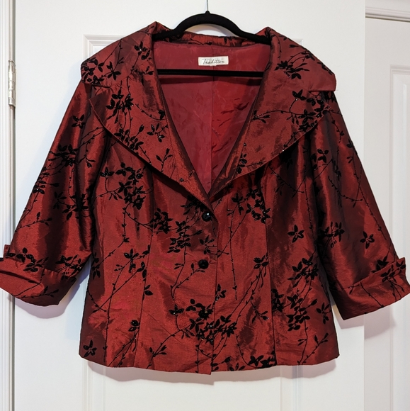 Absolutely Stunning Crimson Jacket - Picture 1 of 4